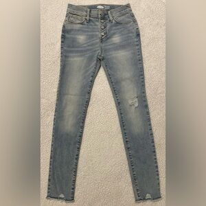 Old Navy Distressed Rockstar Super Skinny High-rise Jegging Built Tough Size 12